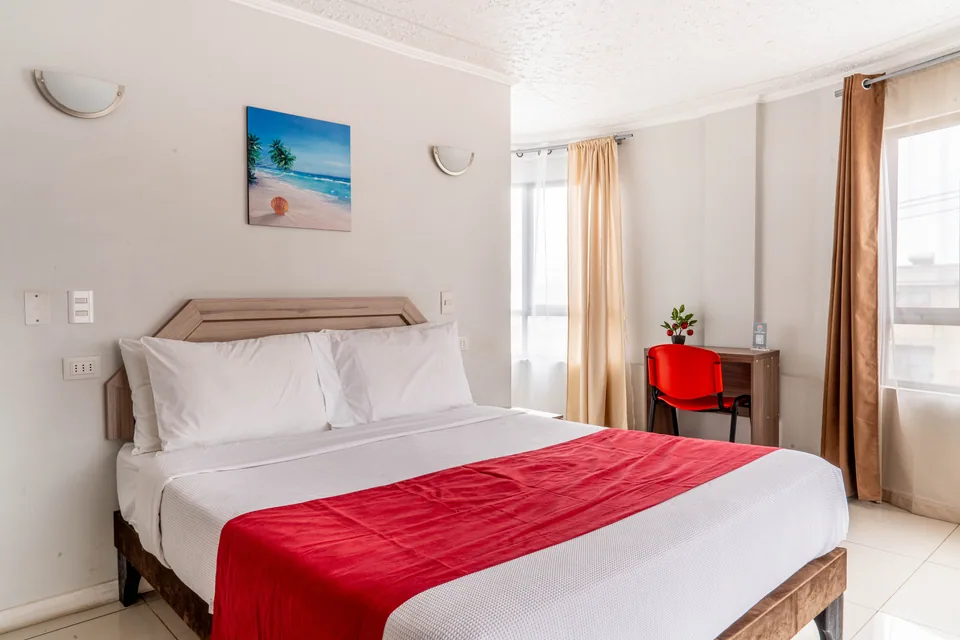 Habitación matrimonial de Hotel Veas